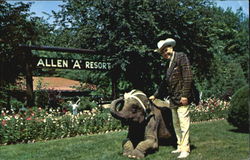 Allen A Resort, Lake Wentworth Postcard