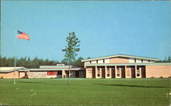 Mio Au Sable School Postcard