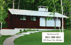 Log Cottages And Rustic Cottages Of All Types Boyne City, MI Postcard Postcard