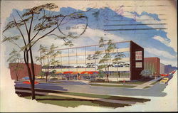 Park Plaza Motor Hotel, 2560 Second Ave Postcard