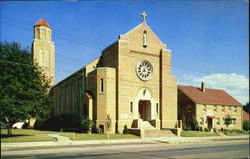 St. Lawrence Church And Rectory Wisconsin Rapids, WI Postcard Postcard