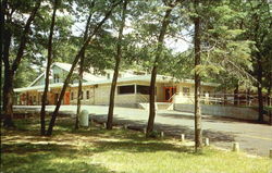 Recreation Building, Shawane Lake County Park Shawano, WI Postcard Postcard