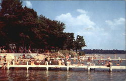 Assembly Park Beach, Assembly Park Delavan, WI Postcard Postcard