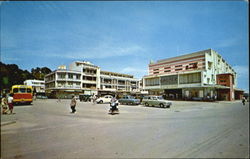 Street Scene Jesselton, Malaysia Southeast Asia Postcard Postcard