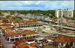 A Panoramic View Of Johore Bahru Town Postcard