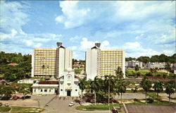 Railway Station Postcard