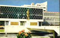 Statue Of Tengku Abdul Rahman Government Offices Postcard