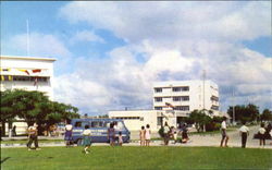 A View Of Busy Beach Street, Labuan Postcard