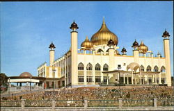 Kuching Mosque, Kuching Sarawak, Malaysia Southeast Asia Postcard Postcard