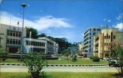 City Scape Of Sandakan Postcard