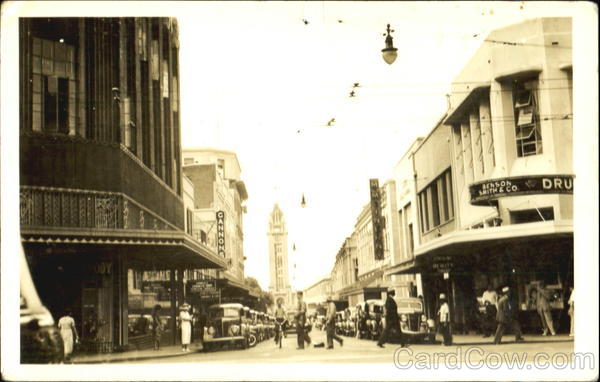 Fort Street Scene Honolulu Hawaii