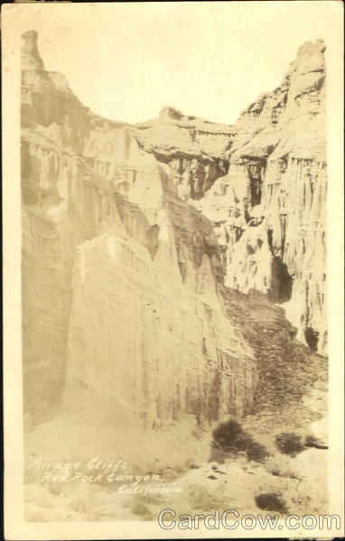 Mirage Cliffs, Red Rock Canyon Cantil California