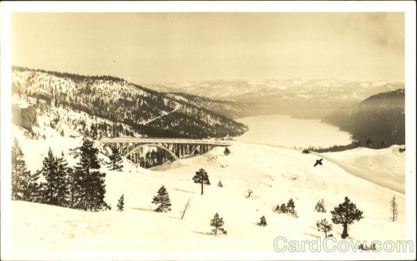 Winter Wonderland with Railroad Tracks and Train Railroad (Scenic)