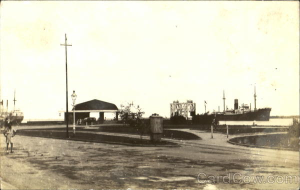 Harbor Scene Costa Rica Central America
