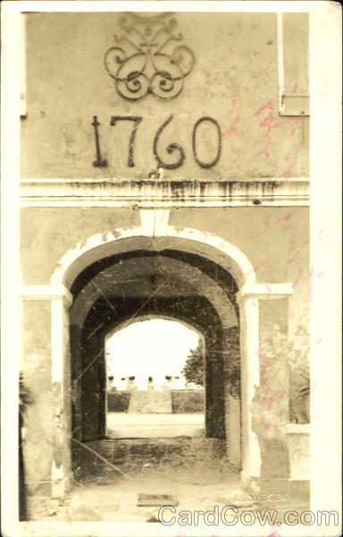 Historical Castle Tunnel St. Croix Virgin Islands Caribbean Islands