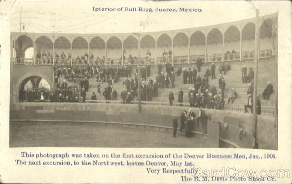 Interior Of Bull Ring Juarez Mexico