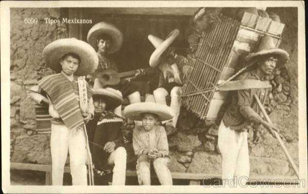 Tipos Mexixanos, Hugo Brehme Mexico