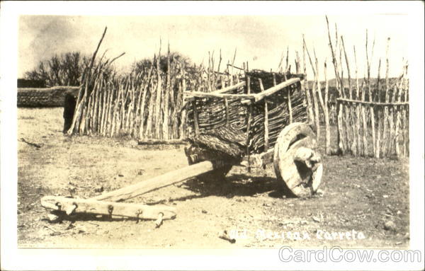 Old farm cart Mexico