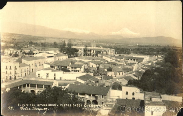 El Popo Y El Ixtaccihurtl Vistos Desde Cuernavaca Mexico