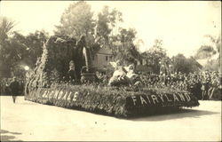 Fairyland Parade Float Glendale, CA Postcard Postcard