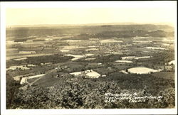 Aerial View McConnellsburg, PA Postcard Postcard