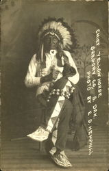Chief Yellow Horse Gregory Co South Dakota Native Americana Postcard Postcard