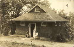 Simple Country Abode Postcard