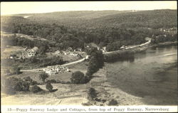 Peggy Runway Lodge And Cottages Narrowsburg, NY Postcard Postcard