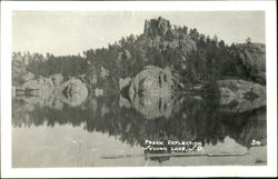 Freak Reflection, Sylvan Lake Postcard