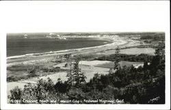Crescent Beach And Crescent City, Redwood Highway Scenic, CA Postcard Postcard