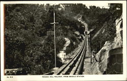 Penang Hill Railway From Middle Station Postcard