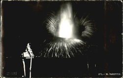 El Paricutin Erruption Postcard