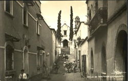 Calle De Tepetates Cuernavaca, Mexico Postcard Postcard