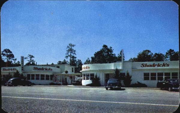 Shadrick's Candy And Gift Shoppe, Florida-Georgia Line, U. S. Route 41 Jennings