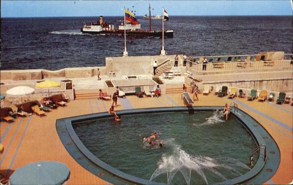 View Of Swimming Pool Curacao Netherlands Antilles
