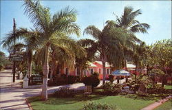 Sunny Side Court, 25 East 11th Street, 1/2 Block East of U.S. No. 1 Riviera Beach, FL Postcard Postcard