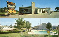 The Barbara Motel, 2 1/2 Miles East of Sarnia, Hwy. 7 & 402 Postcard