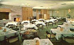 Fireside Dining Room And Lounge Postcard