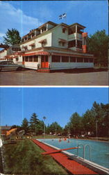 Hotel Manoir Du Lac, Route #1, 7 Milles De Sherbrooke Canada Hotels Postcard Postcard
