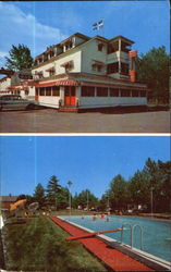 Hotel Manoir Du Lac, Route #1, 7 Milles De Sherbrooke Postcard