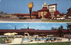 Quality Inn Clark's And Restaurant, U.S. 301-15 & 1-95-Jct.S.C. 6 Santee, SC Postcard Postcard
