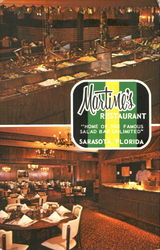 Martimes Restaurant, 1425 So.Tamiami Trail Sarasota, FL Postcard Postcard