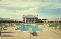 Pool View As Seen From Interstate 75 New Perry Inn, U.S. 341 Postcard