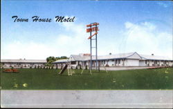 Town House Motel, Route 33 Hightstown, NJ Postcard Postcard