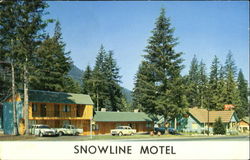 Snowline Motel Rhododendron, OR Postcard Postcard
