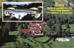 Tara Manor And Motor Ann St. Andrews, NB Canada New Brunswick Postcard Postcard