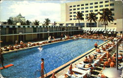 The Beautiful Di Lido Hotel Miami Beach, FL Postcard Postcard