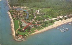 Aerial View Of Grand Hotel Point Clear, AL Postcard Postcard