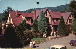 Chalet Style Hotel Postcard