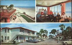 Dunes Court, 1993 S. Atlantic Ave Daytona Beach, FL Postcard Postcard